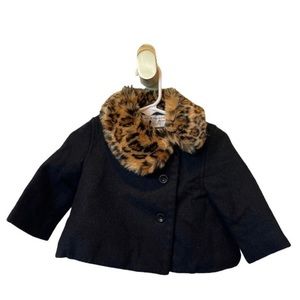 Janie & Jack 4-5 Fur Trimmed Jacket